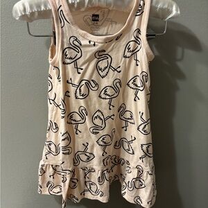 Tea Collection Flamingo print sleeveless dress. NWOT.